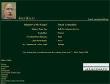 Tablet Screenshot of joeykelly.net
